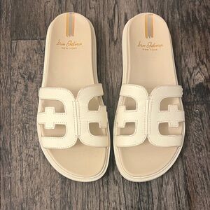 Sam Edelman Beige Slide Sandals